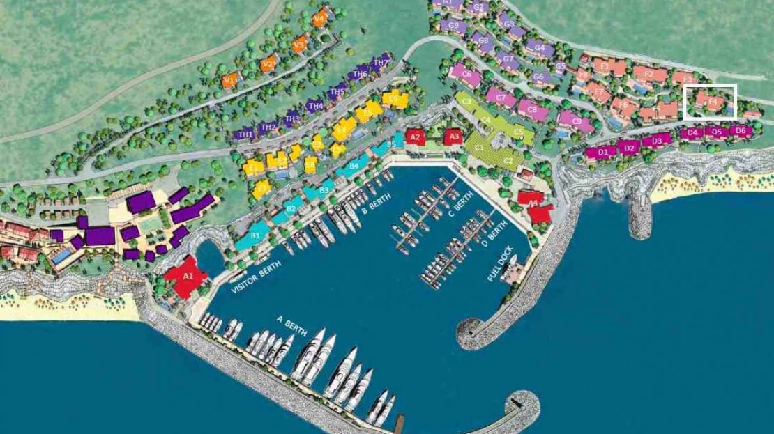 Lustica bay master plan 1st phase 1