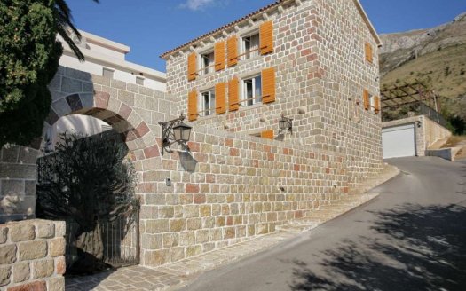 budva suburbs stone villa sale