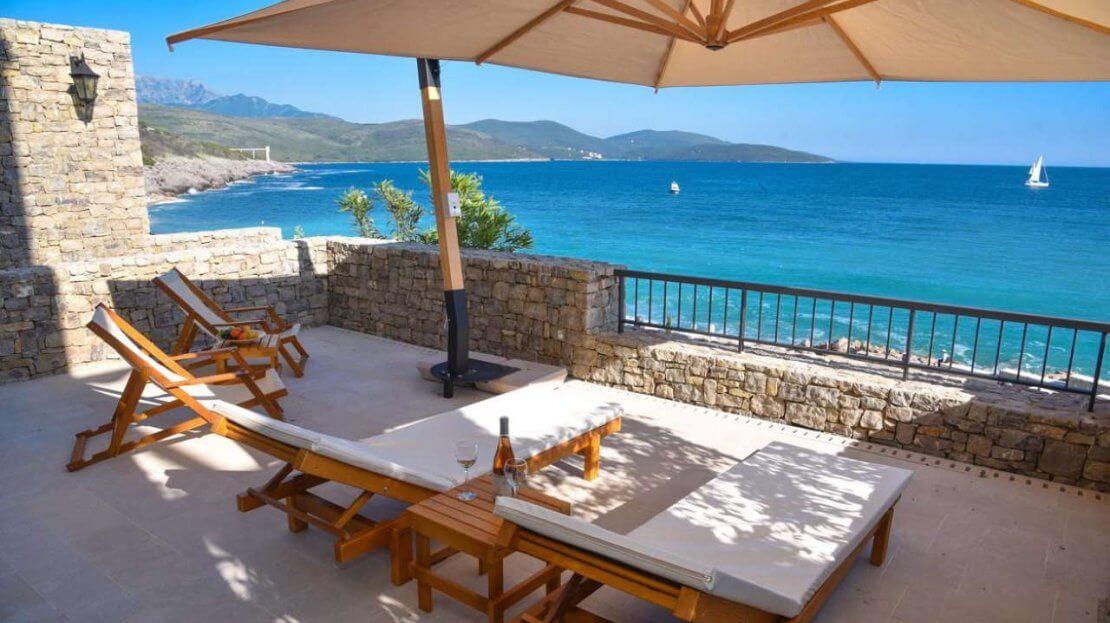 seafront apartment lustica bay sale