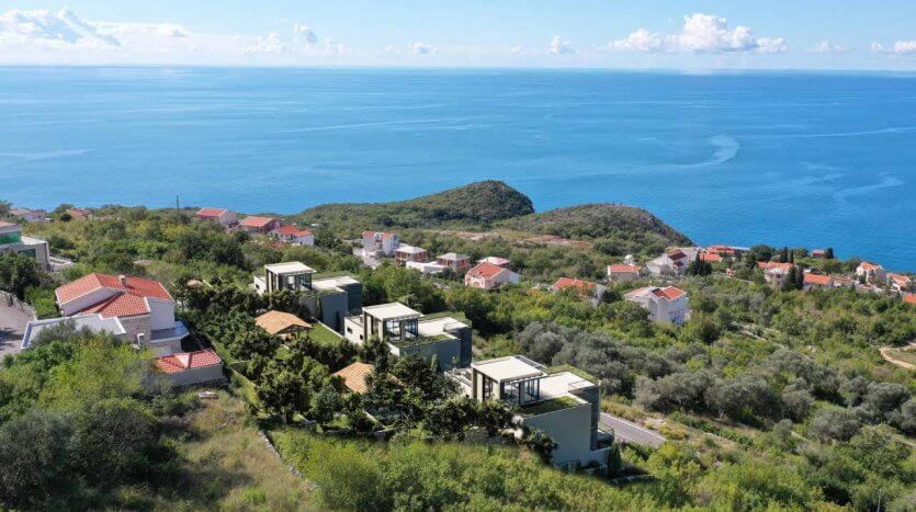 budva unfinished villas sale