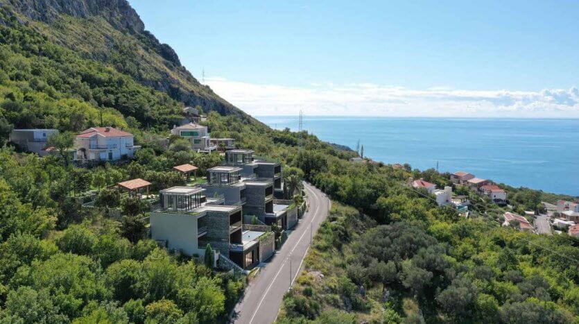 budva unfinished villas sale