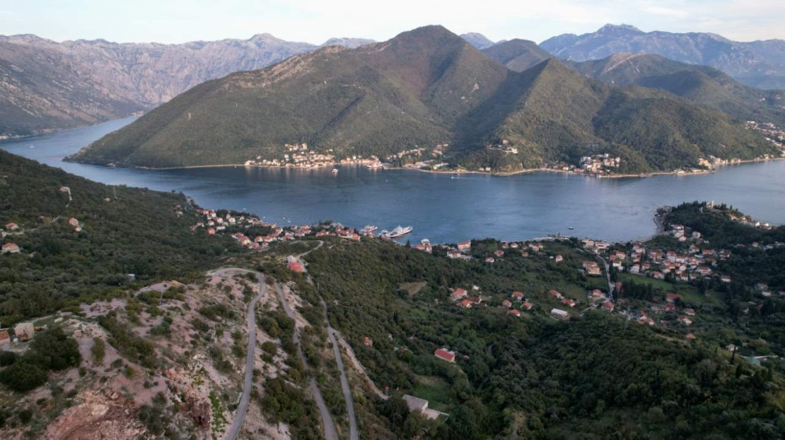 zemljiste za kucu pogled more herceg novi